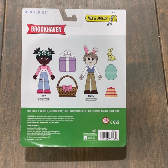 NEW ROBLOX Devseries Brookhaven Spring Surprise 7 Piece Set Exclusive Code Toy - Picture 2 of 4